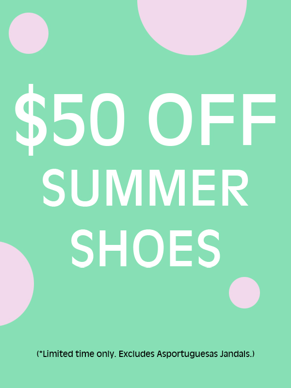 $50 Off Summer Shoes